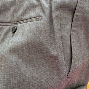 Banana Republic Charcoal Trousers - 100% Wool